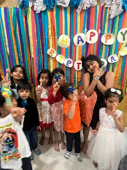 The best part of any birthday party is seeing the kids proudly show off the puppets they made. These little keepsakes are a wonderful reminder of a fun-filled day.