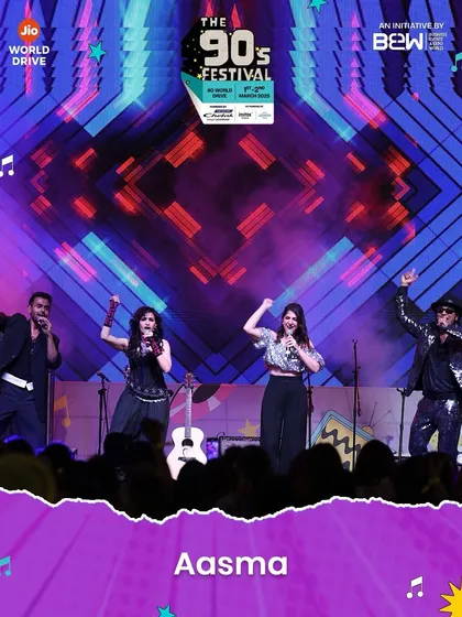 Sharing the stage with my Aasma family at The 90s Festival was pure magic. Bringing back unforgettable indie pop hits like "Chandu Ke Chacha" for a new generation is a special part of my musical journey.