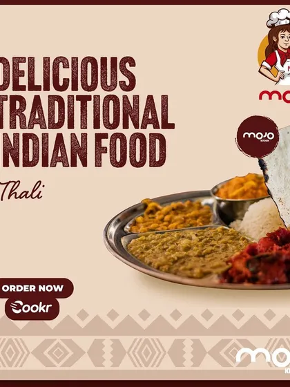 Can't decide what to order? My traditional Indian thali gives you a taste of everything, with multiple curries and sides in one complete meal.