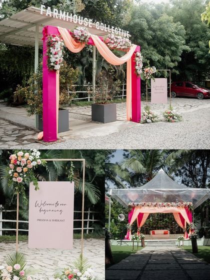 I have had the honor of hosting many beautiful South Indian weddings. The lush greenery and traditional decor elements, like floral arrangements and brass lamps, create an authentic and sacred atmosphere for the ceremony.