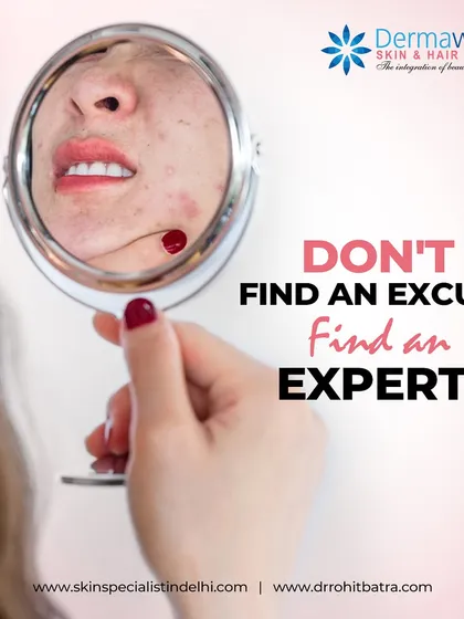 Stop looking for excuses for your skin problems and start looking for an expert. A proper diagnosis is the most important step towards achieving the clear, healthy skin you deserve.