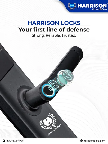 Your first line of defense should be strong, reliable, and trusted. This close-up on our lock's fingerprint scanner emphasizes our commitment to stopping threats at the door.