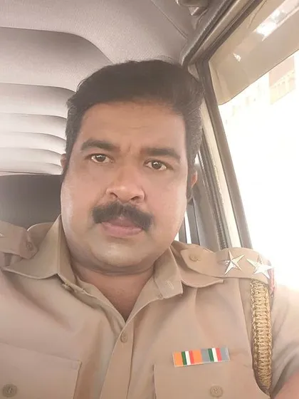 Here I am in my police uniform for the movie 'Room No. 111'. I enjoy playing these serious, disciplined characters as much as I love doing comedy. This was for a Kannada and Telugu bilingual film.