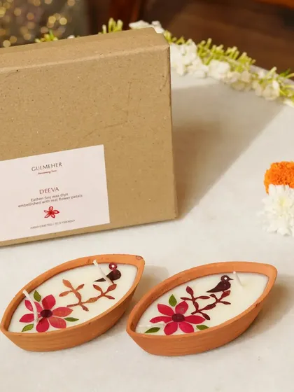 More examples from our festive shoots. These images showcase skincare and decor products styled for Diwali and other celebrations, demonstrating our ability to create timely and relevant content for brands.