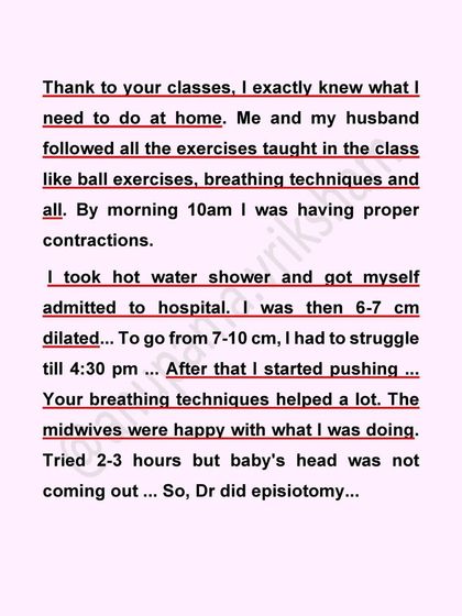 Even when labor takes an unexpected turn, like needing an episiotomy, having the right knowledge and techniques helps you stay in control and work with your body and your baby.