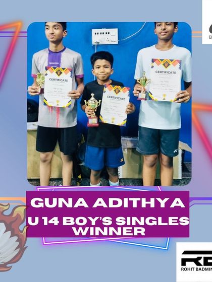 Rohit Badminton Academy - High Performance Badminton Training Our Champions: A Legacy of Wins photo 8