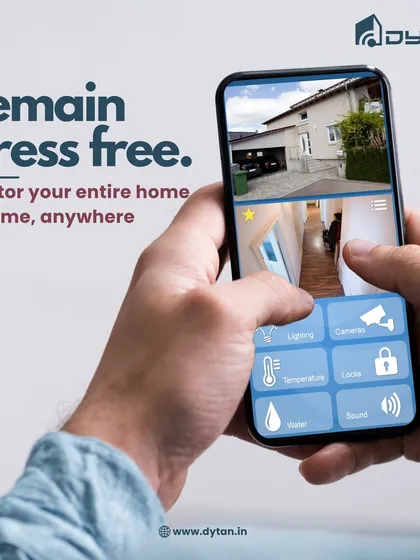 Remain stress-free. With my systems, you can monitor your entire home, including cameras, locks, and sensors, anytime and anywhere from a single app.