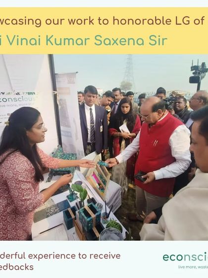 We had a wonderful experience showcasing our work to the Honorable LG of Delhi, Shri Vinai Kumar Saxena, and receiving his valuable feedback on our initiatives.