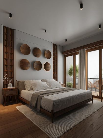 Akashraj V R - Residential Interior Design Serene Bedroom Retreats photo 10