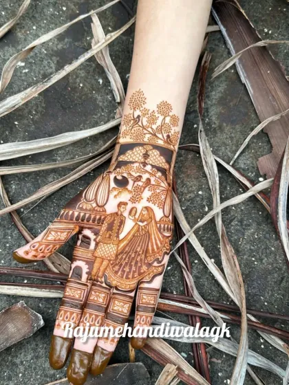 Raju Mehendi - Festive Mehendi Karwa Chauth Mehendi photo 9