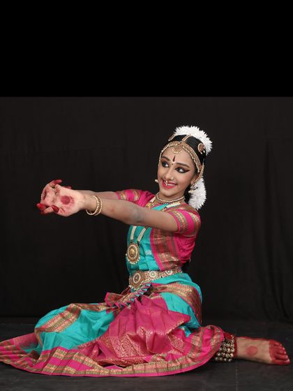 This is Vibusha Ganesh, a talented and responsible 9th grader who I trust to assist with classes. The values learned in dance, like leadership and reliability, extend to all parts of life.