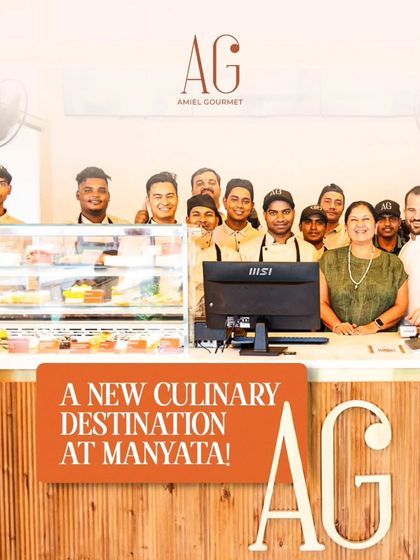 A new culinary destination at Manyata. Here is my fantastic team, ready to serve you with a smile.