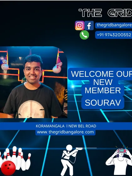 Welcome, Sourav. We're excited for you to experience all that The Grid has to offer.