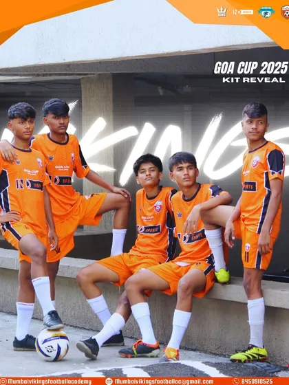Locked, loaded, and Goa bound. The squad posing in their new kits before the tour.