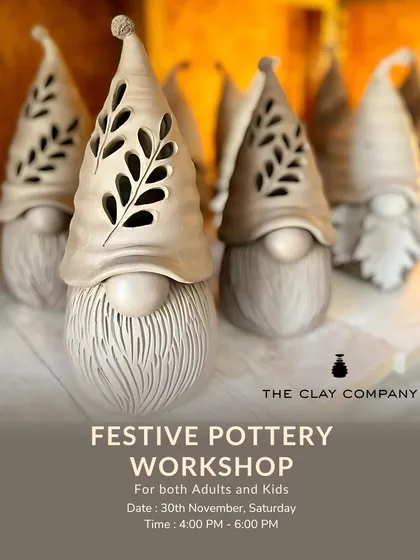 We love getting into the festive spirit with our themed workshops. These adorable clay gnomes were a huge hit during our Christmas sessions, perfect for both kids and adults to craft some holiday decor.
