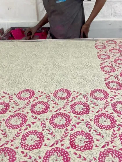 We welcome you to our garden studio for a hands-on workshop. Learn the ancient art of block printing, try your hand at natural dyeing, and design your own unique piece with vintage blocks from our archives.
