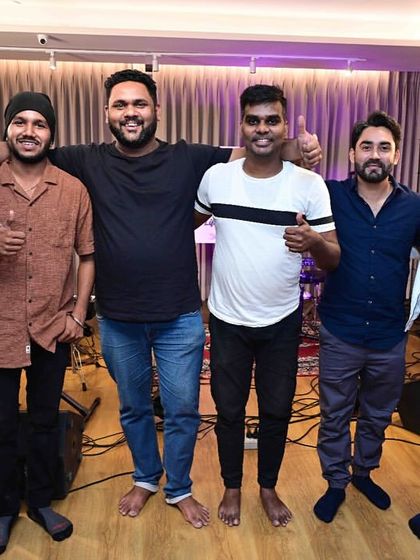 The powerhouse team of TMG coaches after a successful student concert. Their hard work and dedication make it all possible.