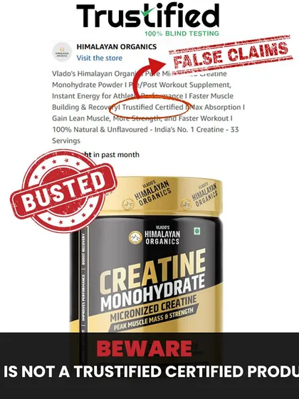 This is a prime example of what I fight against. This brand was caught making false claims, using my "Trustified Certified" logo without having passed my blind testing process. I expose these deceptive marketing tactics to protect you.