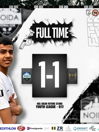 The result of our U17's fourth match. A hard-fought draw that shows our team's resilience.
