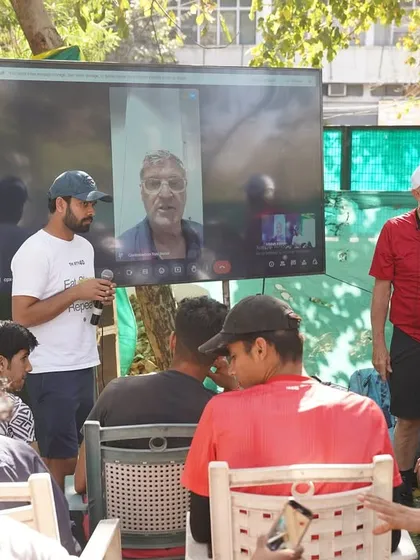 From a shy kid to becoming an ATP certified speaker, my journey has been about dedication. Here I am addressing 68 coaches during a GPTCA certification event, with Toni Nadal joining via video call. This is the level of expertise and network I bring to my players.