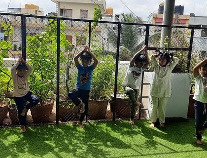 Siksha Montessori - Montessori Preschool & Kindergarten (Ages 2.5-6) Outdoor Play & Physical Wellness photo 12
