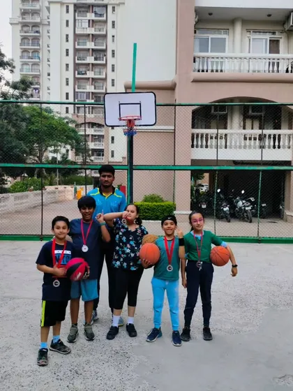 Another group of proud participants from a Ranking Day. These events help build a strong foundation for future basketball success.
