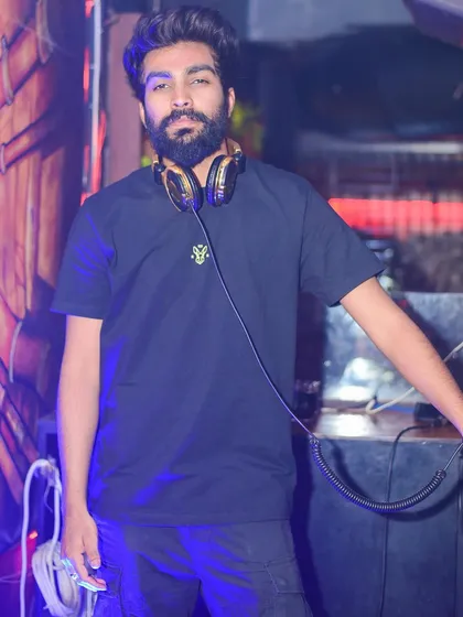 A shot of me at Shift HSR, ready to kick off a Saturday night party.