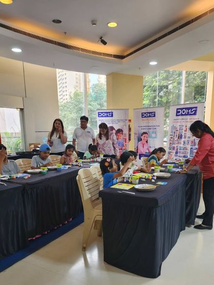 My team and I assisting students during a busy workshop. We provide hands-on guidance to ensure everyone feels supported.