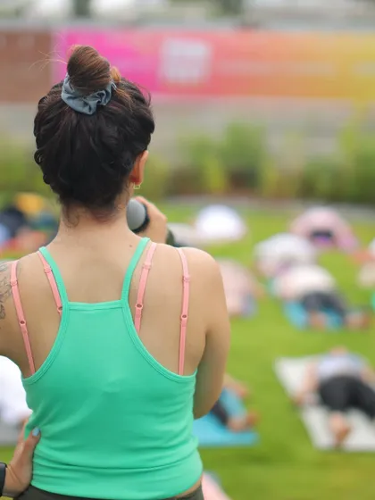 Looking back at 10 years of celebrating yoga, from my first sessions to teaching at large festivals. It's been one helluva journey from the world of media to the path of yoga.