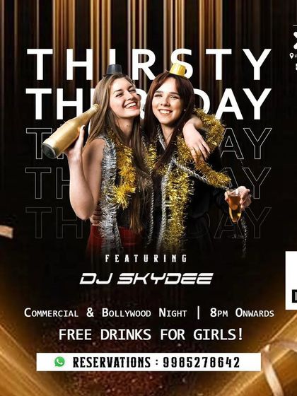 Thirsty Thursday at Indigo XP, another one of my ladies' night gigs with a focus on commercial and Bollywood music.