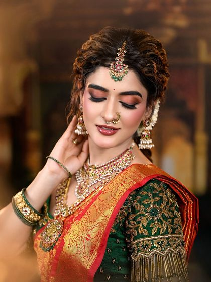 Makeovers by Mahalakshmi - Bridal & Wedding Makeup Timeless Muhurtham Looks photo 13