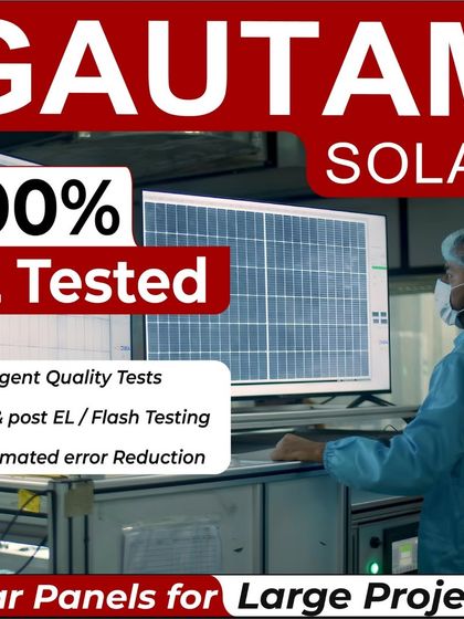 We set the standard with stringent quality testing, including 100% pre and post EL/Flash Testing. Our automated error reduction processes ensure that every panel we ship is defect-free and ready for optimal performance.
