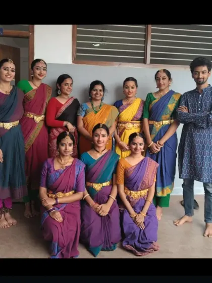 My dear students after their Pre-Vidwath exams. Their excellent marks, including distinctions, make me a very proud teacher.