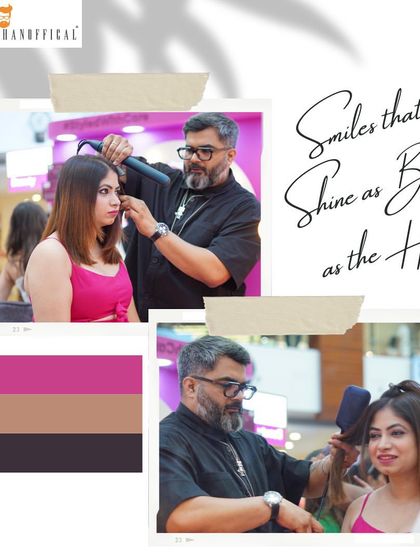 In the world of happy hair, every face glows. Capturing the smiles that shine as bright as the hair.