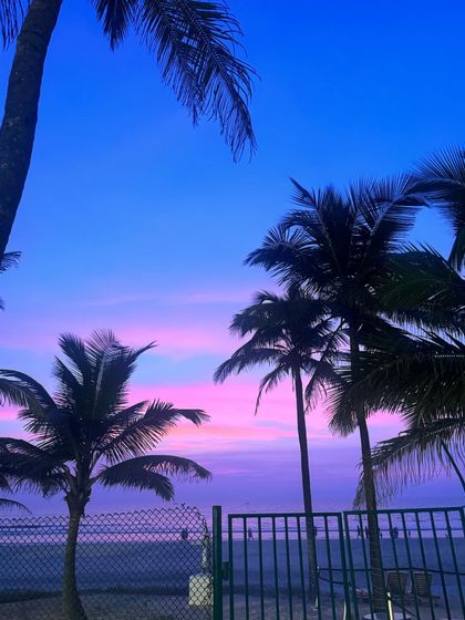 The sky in Goa during sunset is a painting in itself. These are the views that make destination weddings an unforgettable experience for everyone.