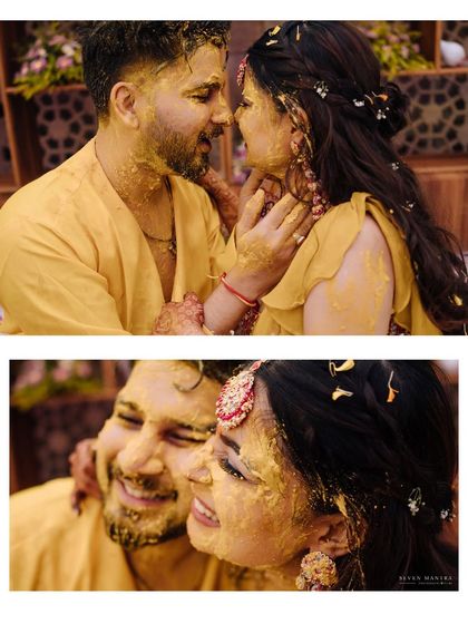 A collage of love and laughter. These diptychs are a great way to show different facets of a single moment, from the intimate to the purely joyful.