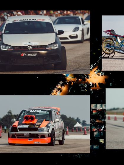 The countdown is on. This collage teases the pure firepower of bikes, cars, and chaos that we bring to every edition, calling on racers to gear up for the battle.