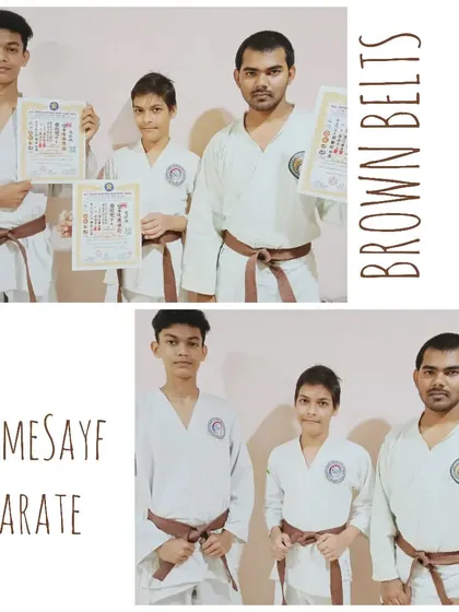 A big congratulations to these three karatekas on their brown belt upgrade. Their consistent effort and focus are an inspiration to the junior students. 🤎