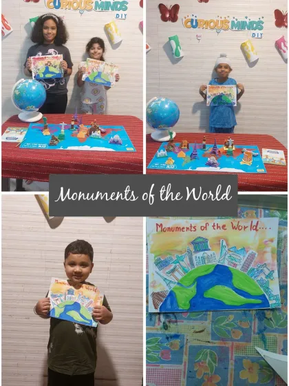 Our journey to the Monuments of the World was a blast. We didn't just learn about history and geography; we brought it to life through art. Seeing the kids proudly display their creations is always a highlight for me.