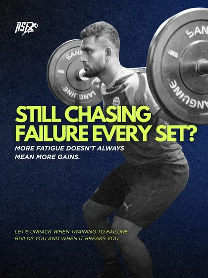 Still chasing failure every set? More fatigue doesn't always mean more gains. It's crucial to understand when training to failure builds you and when it breaks you.