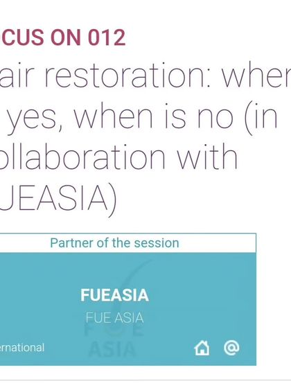 FUEASIA was the official partner for the hair restoration session at the prestigious IMCAS Asia 2024 conference.
