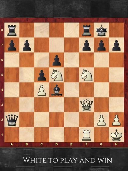 Ready to flex your mental muscles? In this position, it's White to play and find the winning continuation.