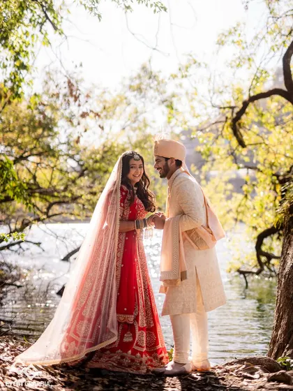 A beautiful moment from a destination wedding. The bride's soft, open hairstyle with a delicate veil holds perfectly, even outdoors, showing that my styles are built to last through every part of the wedding day.