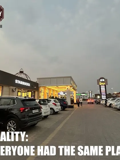 A duplicate of the meme showing our packed parking lot, humorously illustrating the reality of our popularity on weekends.