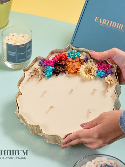 Statement Centerpieces: Urli & Bowl Candles photo 21