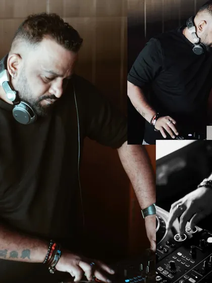 In my element, crafting the sound for the launch of Leviitate. This collage shows the focus and energy that goes into every live DJ set, from reading the crowd to selecting the perfect next track.