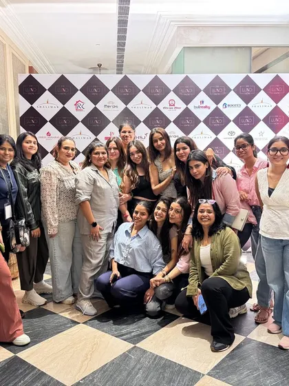 Our team of artists from all over India, backstage in action at The Luxo Show in Banaras. We provide incredible placement opportunities that lead to shining moments like this.