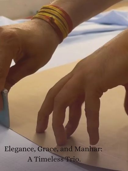 Elegance, Grace, and Manhar: A Timeless Trio. We create bespoke garments that reflect your individuality.