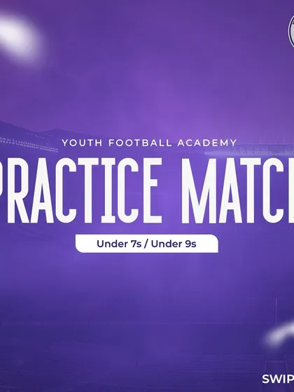 Announcing a practice match for our youngest players, the Under 7s and Under 9s.