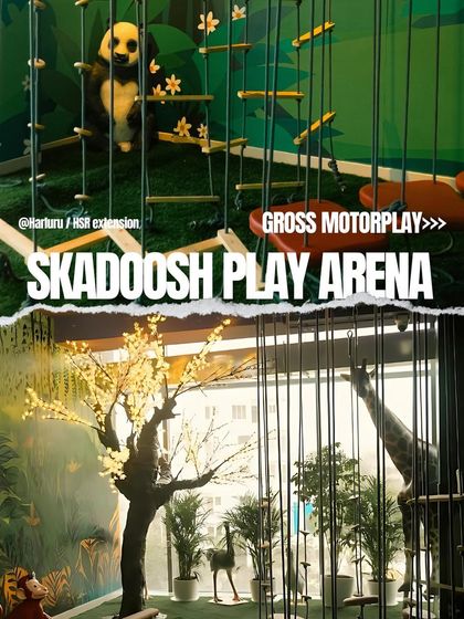 Our jungle-themed climbing area is a favorite for little adventurers. It's a safe and exciting way for kids to challenge themselves and build confidence.